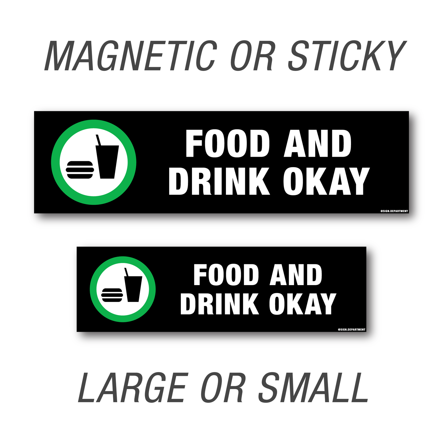 #033 Food And Drink Okay Decal