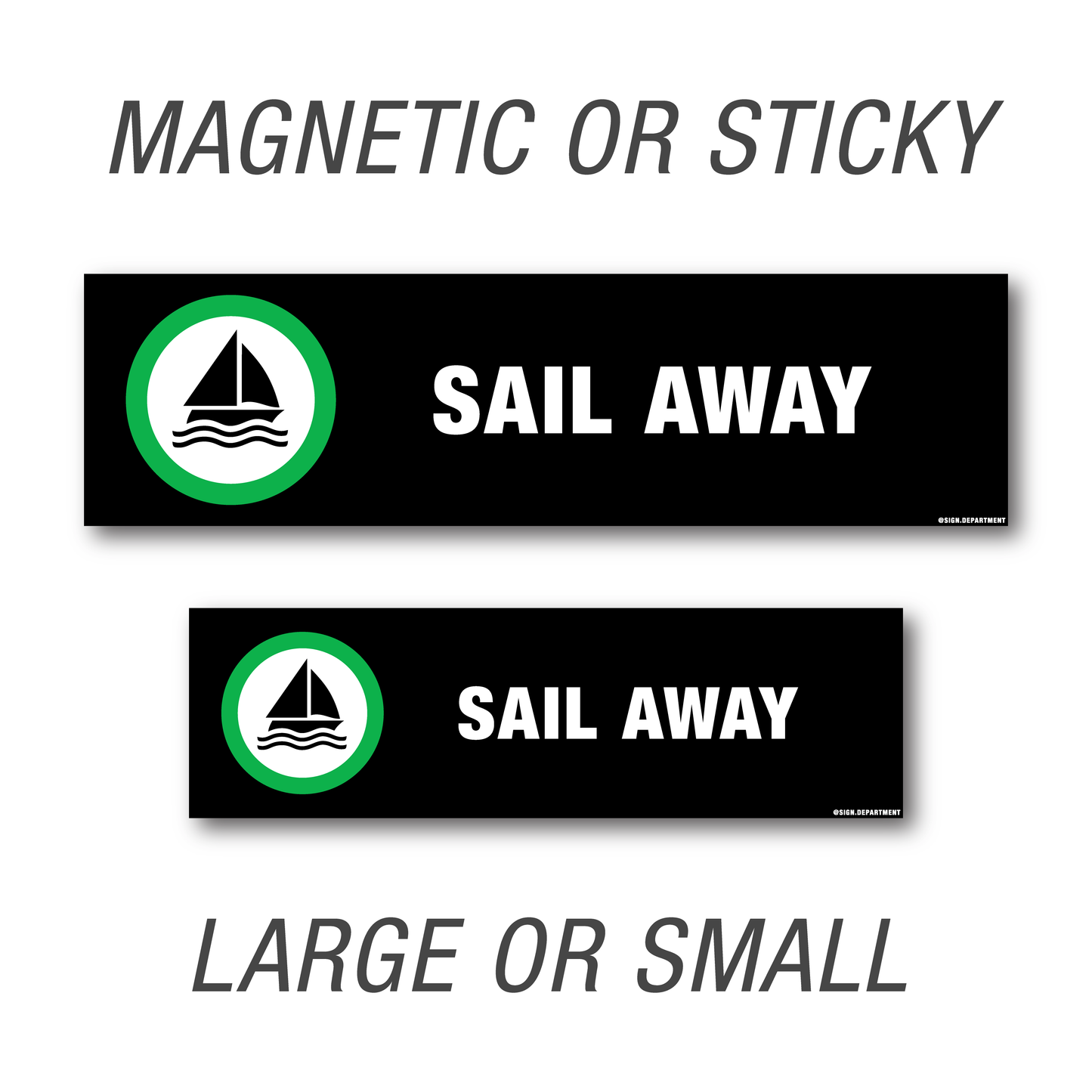 #034 Sail Away Decal