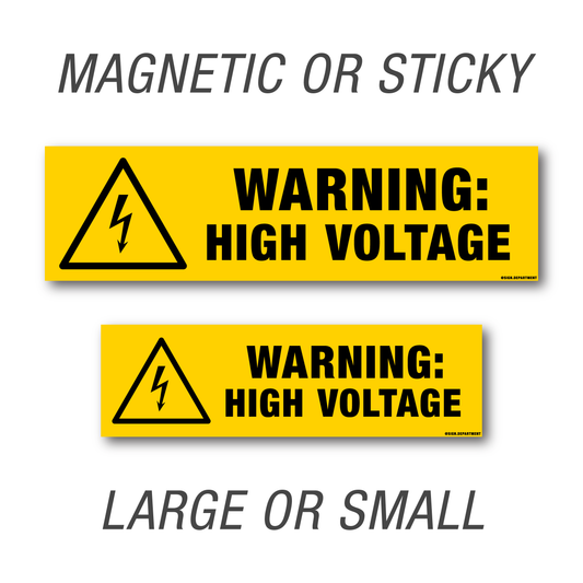 #005 Warning: High Voltage Decal
