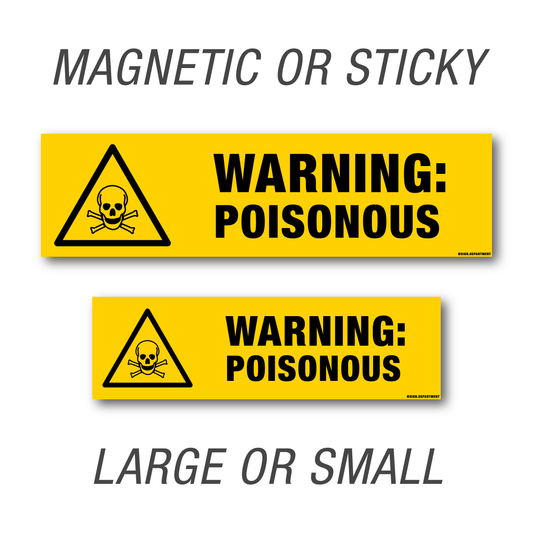 #057 Warning: Poisonous Decal