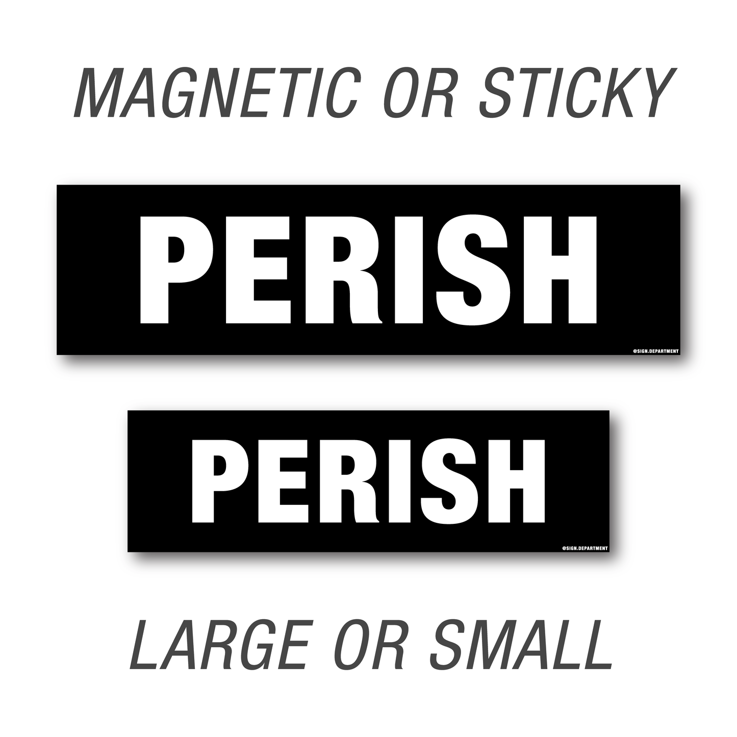 #077 Perish Decal